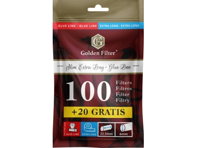 Golden Filter Slim Extra Long + Glue Line 100+20
